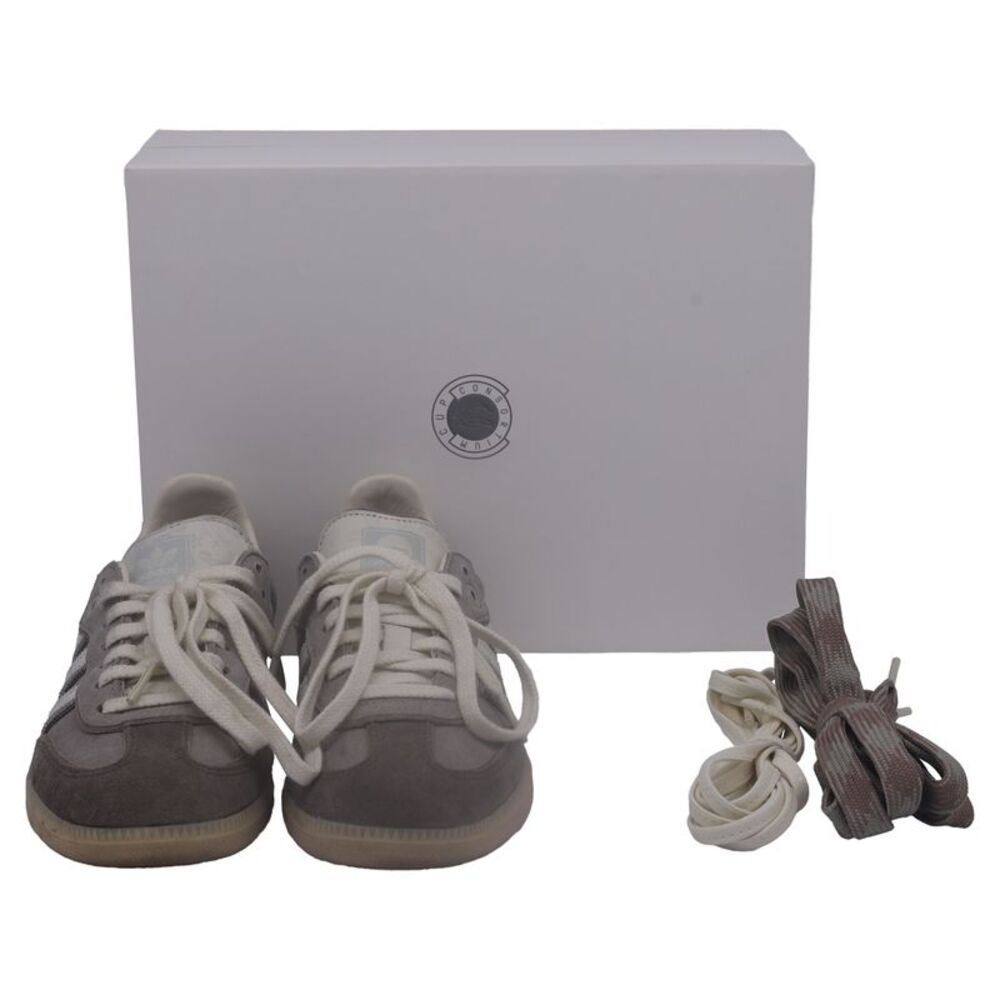 Adidas x Offspring Samba OG Consortium Cup Sneakers in Grey Suede - Picture 6 of 12